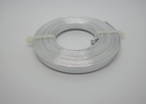 Filo alluminio piatto argento