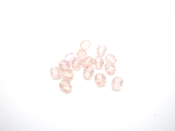 Mezzi cristalli rosa 4mm