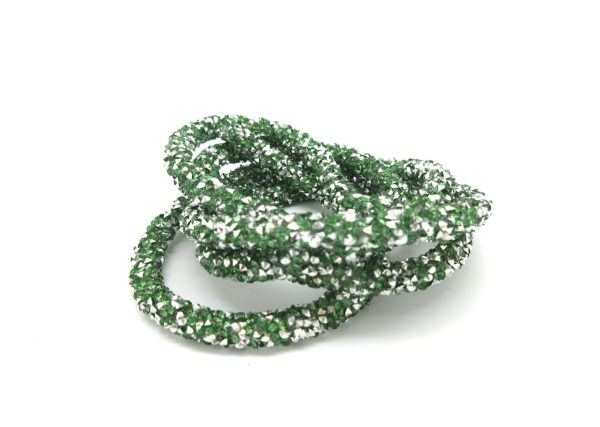tubo strass verde