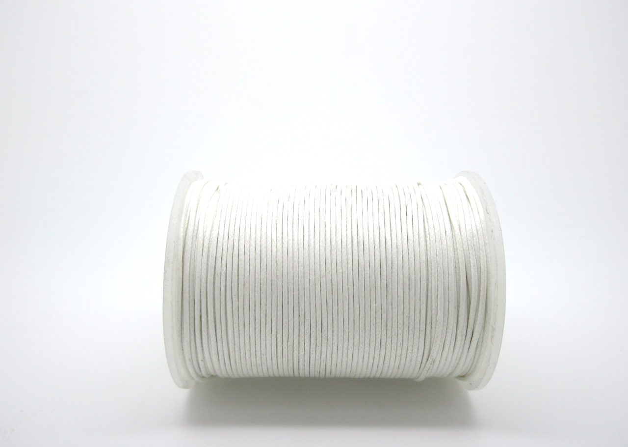 Filo cotone cerato bianco