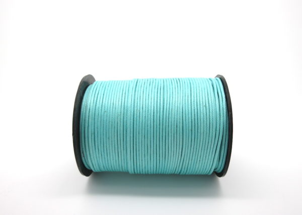 Filo cotone cerato celeste