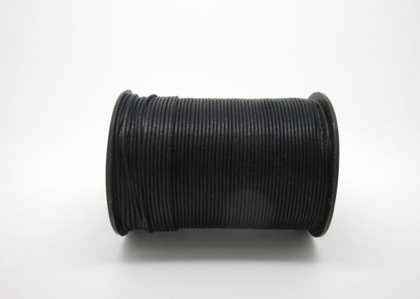 filo cotone cerato nero