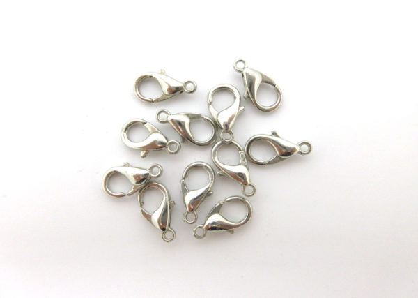 Moschettone ottone nickel 12mm