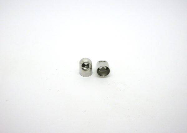 Capocorda ottone argento nickel free 5mm