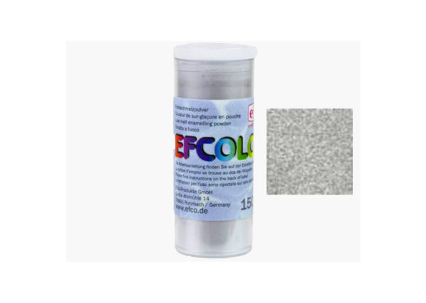 smalto glitter argento