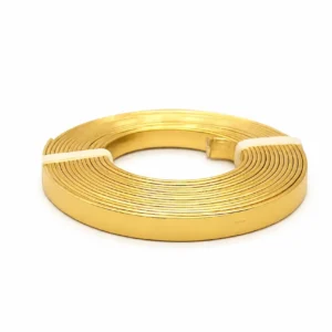 Filo alluminio piatto oro