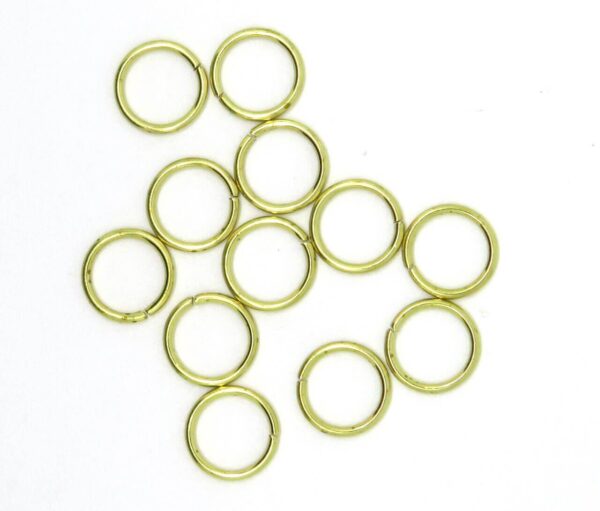 anellini ottone naturale grandi