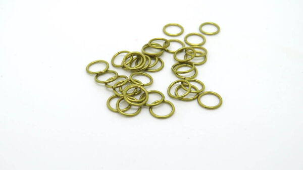 anellini ottone naturale